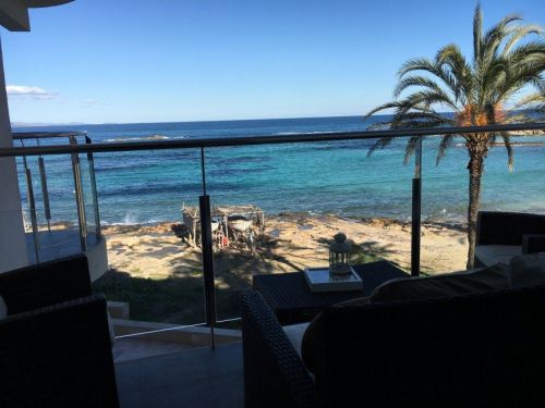 Playa vista desde el balcón