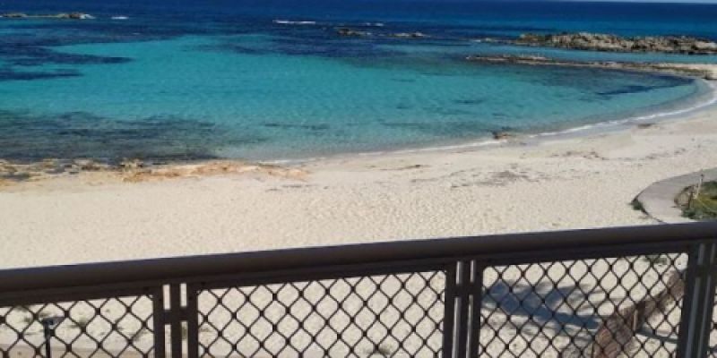 Terraza a pie de playa