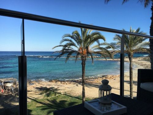 Playa vista desde el balcón