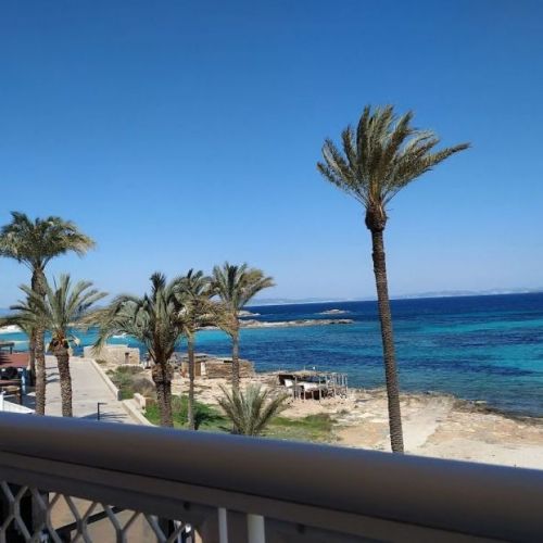 Playa desde la ventana