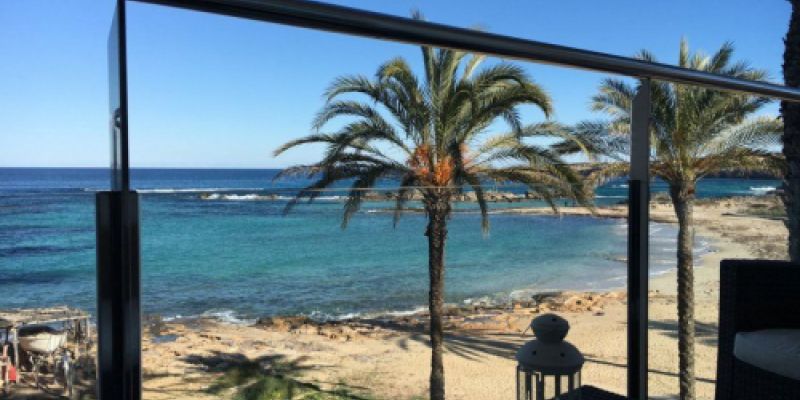 Playa vista desde el balcón