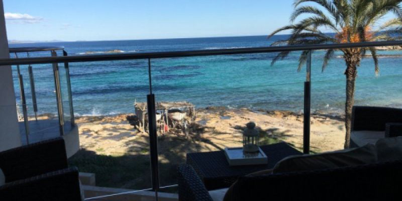 Playa vista desde el balcón